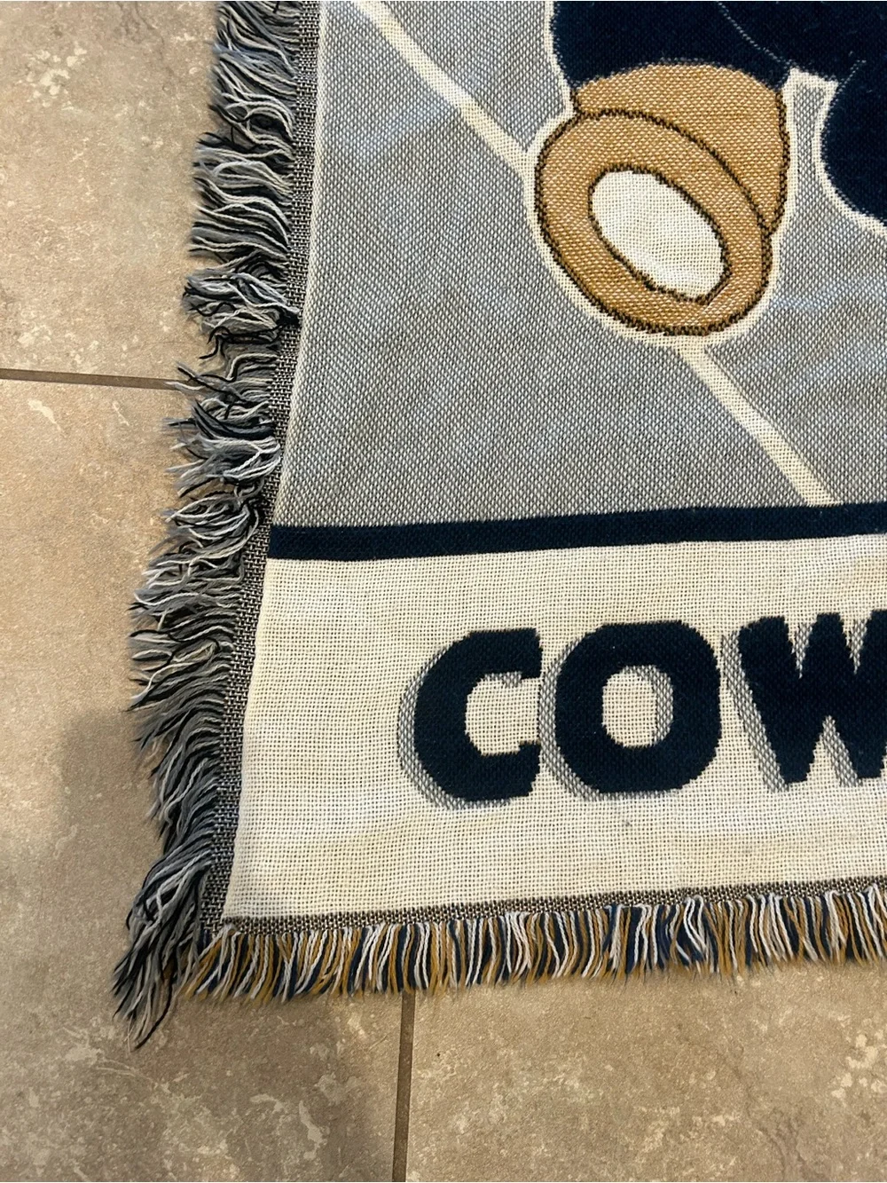 Vintage Dallas Cowboys Baby Blanket
